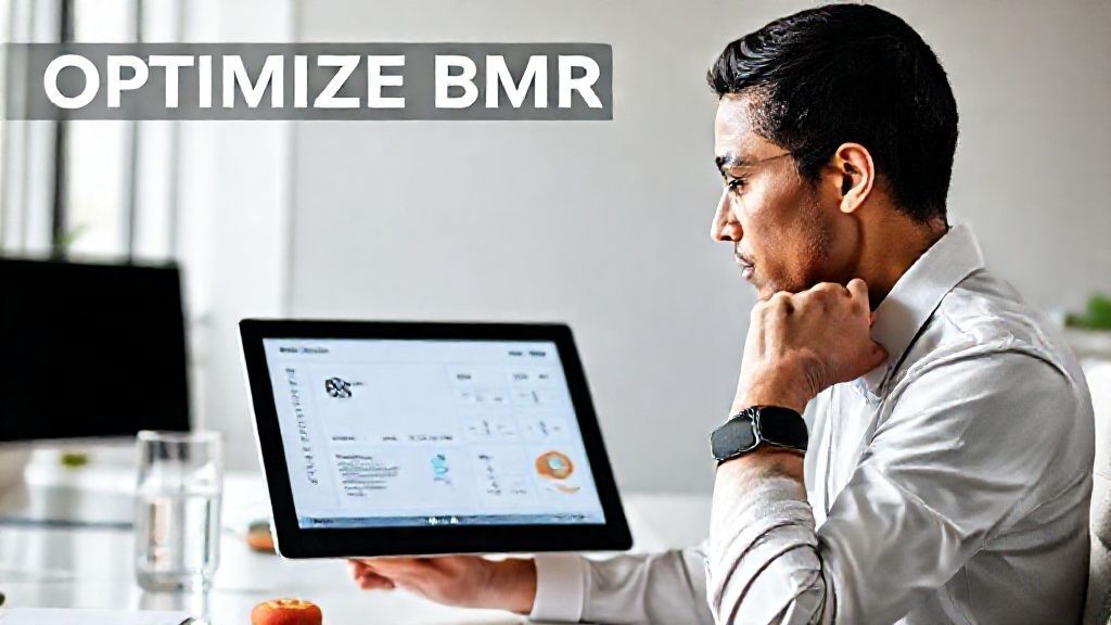 Tired office worker at a desk, depicting the metabolic challenge of a sedentary lifestyle